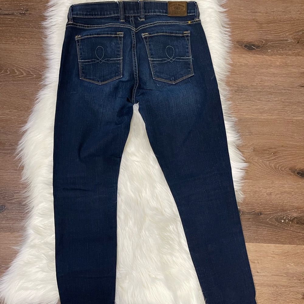 Lucky Brand Sofia Skinny Dark Blue Jeans Size 4/27